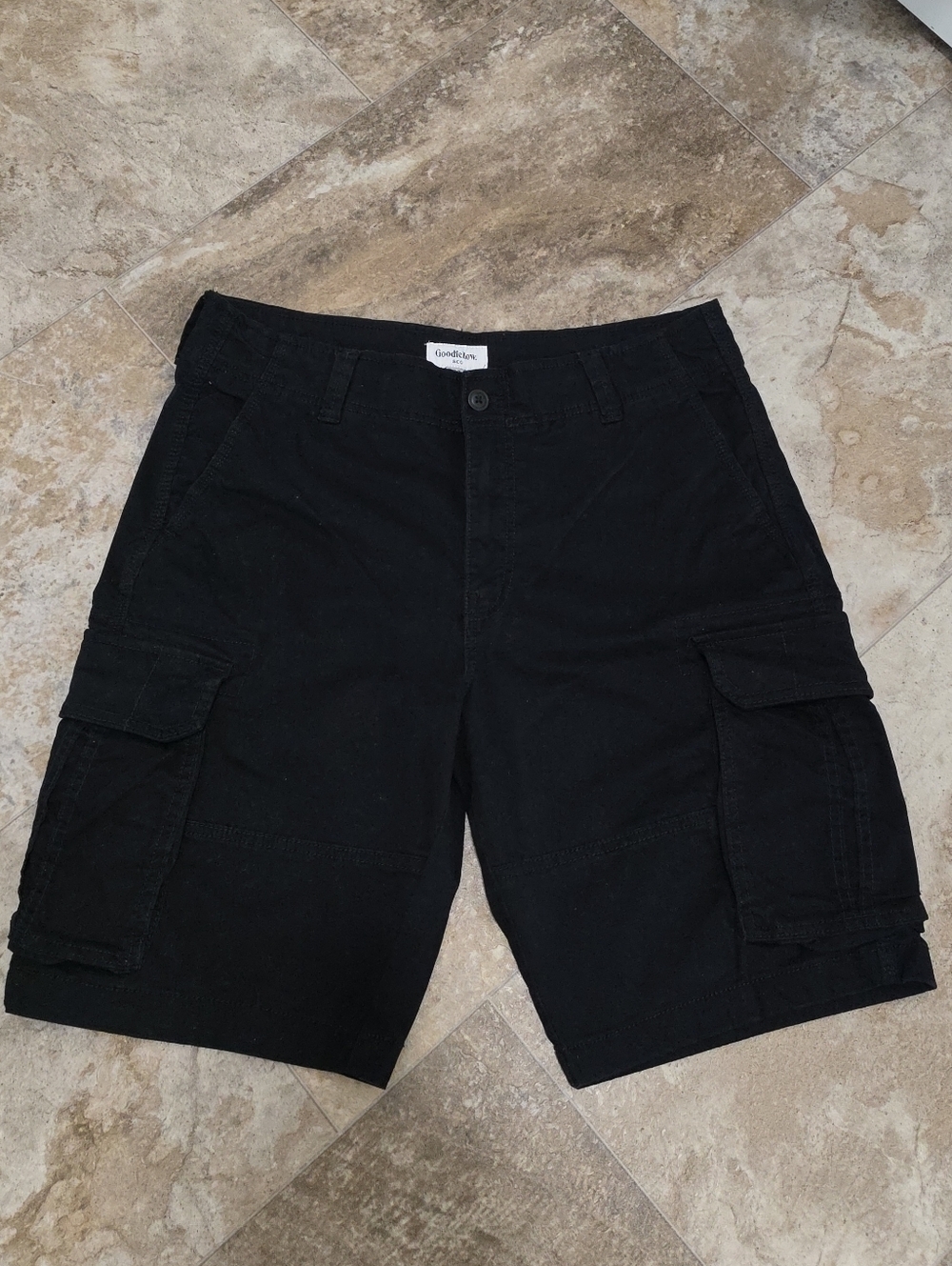 Goodfellow & Co Black Cargo Shorts with Utility Pockets